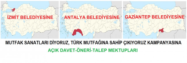 BELEDİYELERİMİZE AÇIK MEKTUPLAR GÖNDERİLMİŞTİR