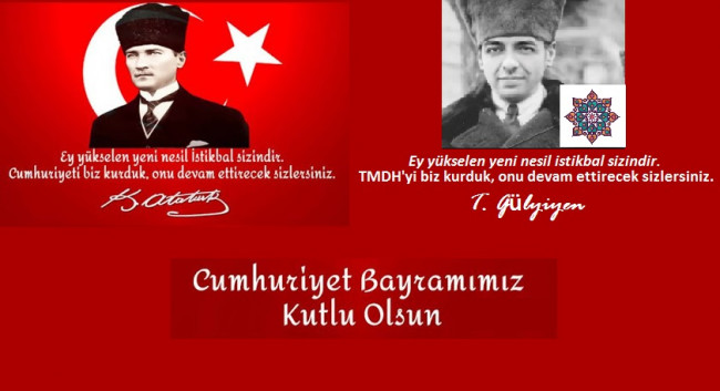 LİDERİMİZİN 29 EKİM CUMHURİYET BAYRAMI MESAJI