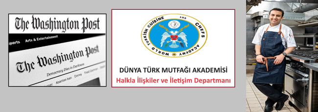 ŞANSÖLYEMİZ WASHİNGTON POST SAYFALARINDA