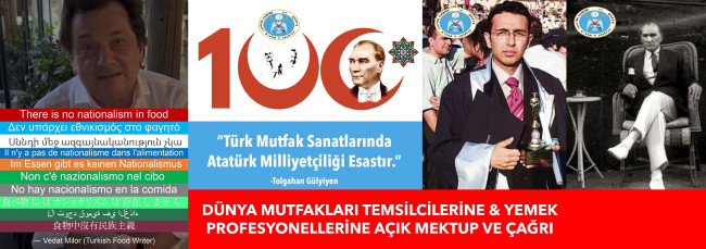 DÜNYAYA "YEMEKTE MİLLİYETÇİLİK" HAKKINDA ÇAĞRI