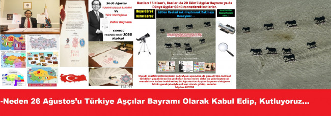 AŞÇILAR BAYRAMIMIZ 26 AĞUSTOS&#039;TUR DEDİ