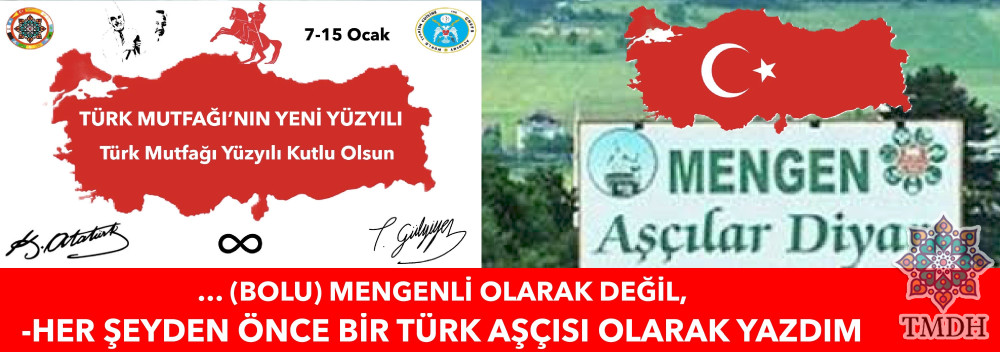 "BOLULU YA DA MENGENLİ OLARAK DEĞİL, TÜRK AŞÇISI OLARAK" DEDİ