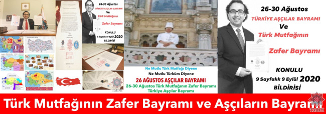 26 AĞUSTOS AŞÇILAR BAYRAMI KUTLU OLSUN